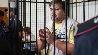 Ruslan Kotsaba behind bars