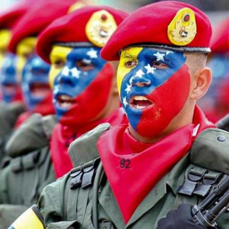 Jovenes del ejercito Bolivariano de Venezuela 
