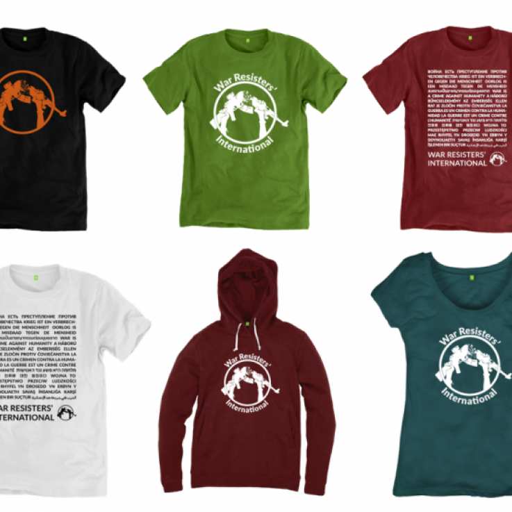 A range of clothing available on the WRI teemill shop