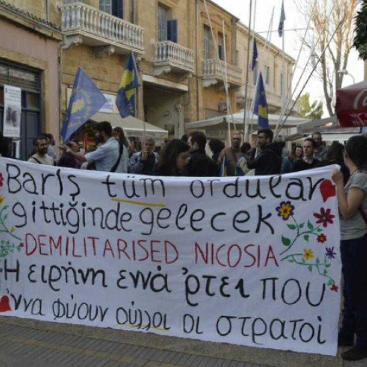 Demilitarised Nicosia banner