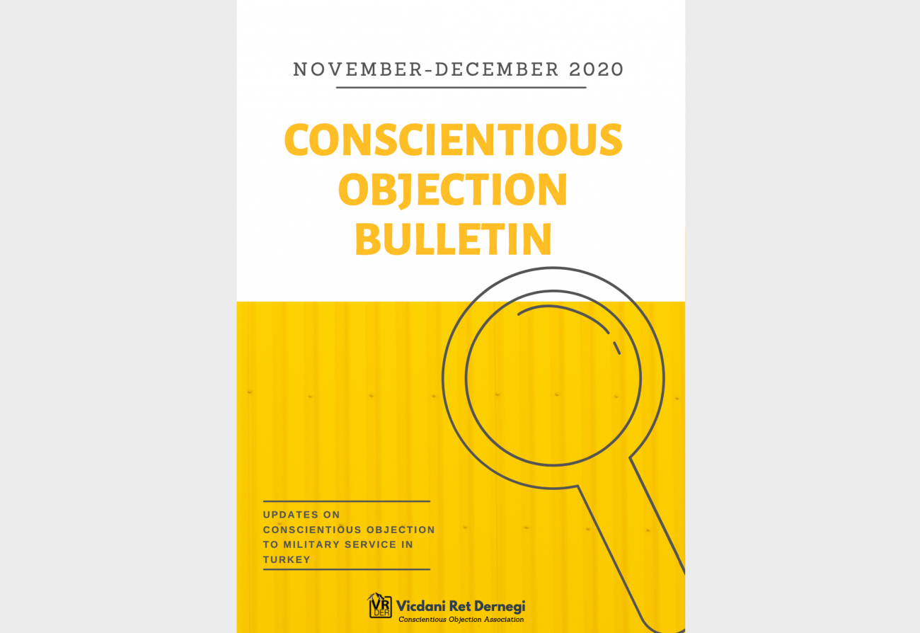VR-DER conscientious objection bulletin cover page