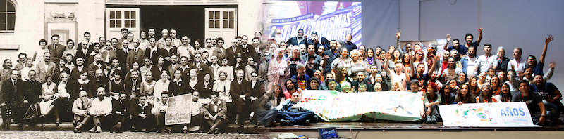 WRI assembly photo from 1930s and 2019
