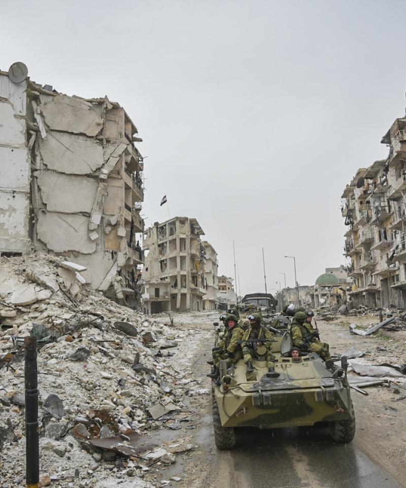 Alepo/Siria 2015. Fuente: Wikipedia Commons/Mil.ru