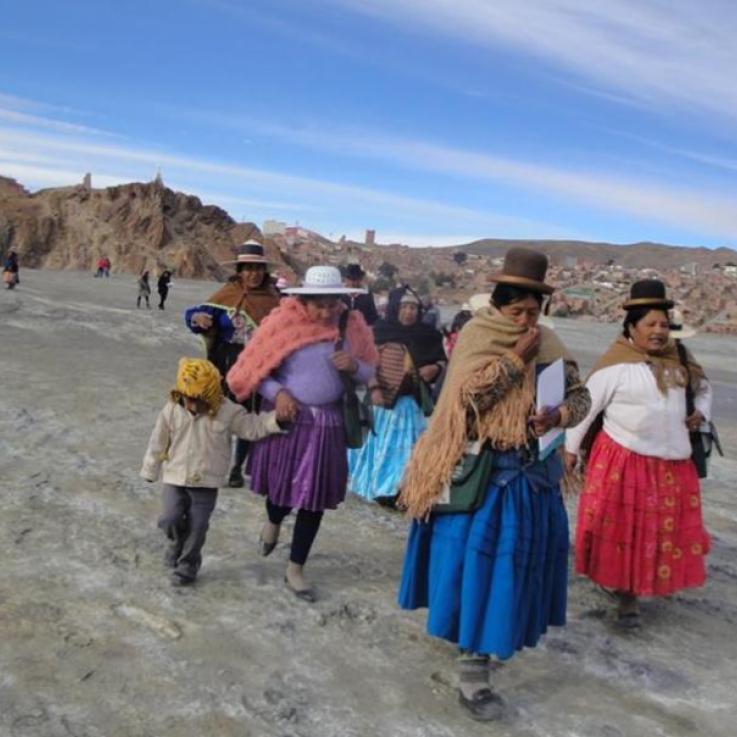 Mujeres en Cantumarca Bolivia